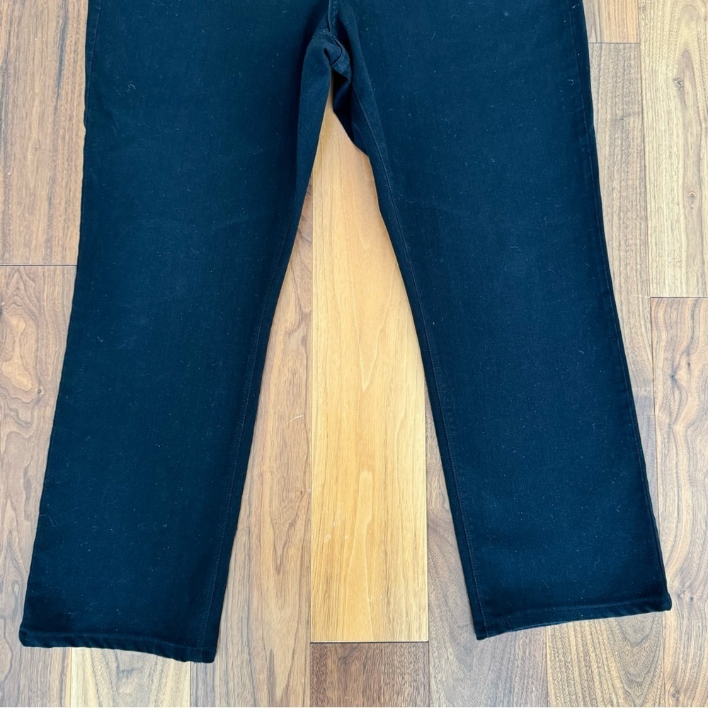 NYDJ Lift Tuck Soft High Rise Marilyn Straight Jeans Size 18 W Black - Picture 5 of 13